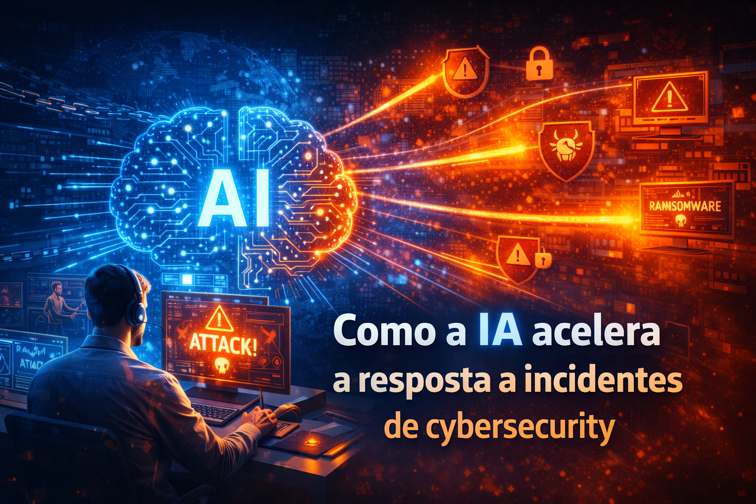 Como a IA acelera a resposta a incidentes de cyberscurity