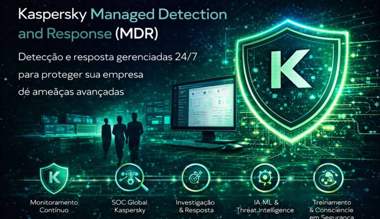 Kaspersky Managed Detection and Response (MDR): proteção 24/7 contra ameaças avançadas para sua empresa