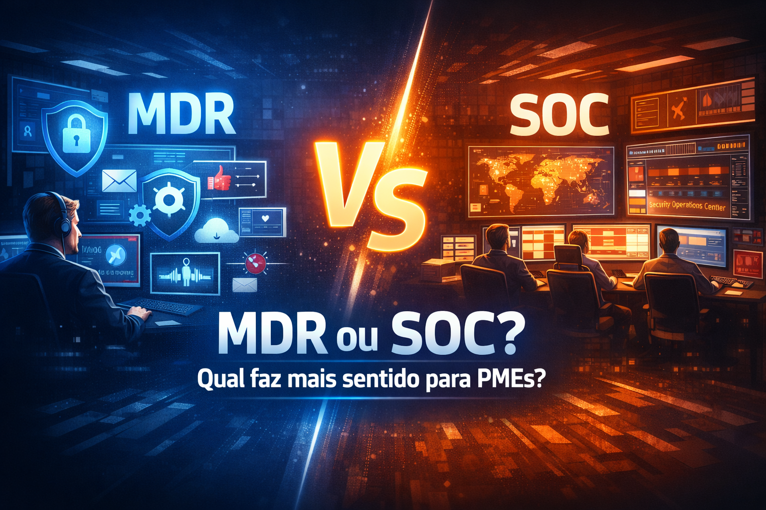 MDR ou SOC? Qual faz mais sentido para PMEs