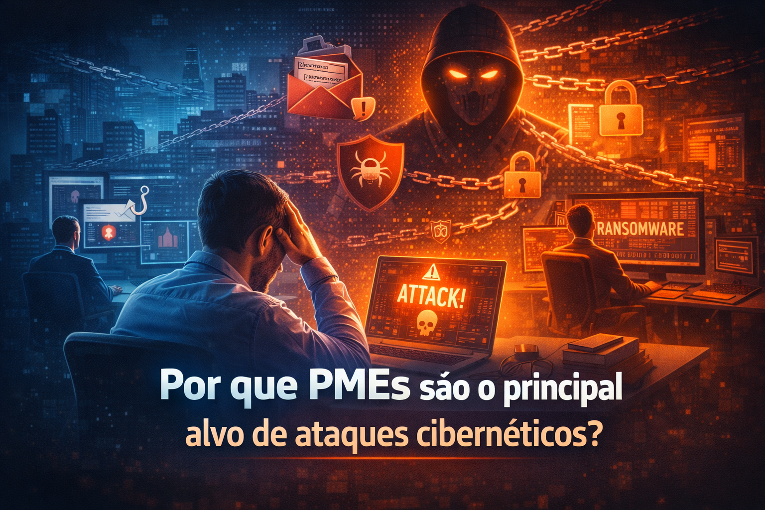 Por que PMEs são o principal alvo de ataques cibernéticos?