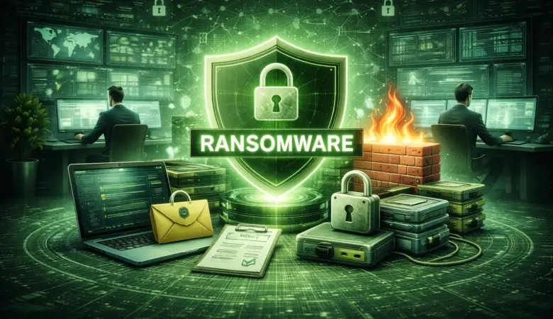 Como evitar ransomware na empresa: o plano prático que reduz risco e acelera a recuperação (sem “torcer para o backup funcionar”)