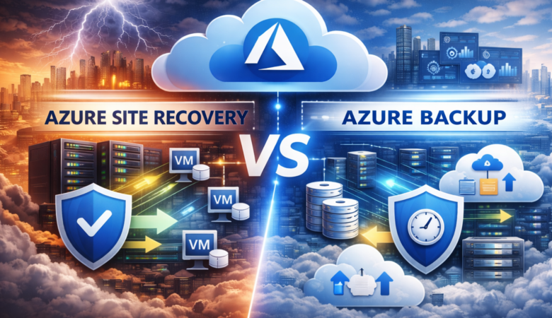 Azure Site Recovery vs Azure Backup: qual a diferença e quando usar cada um?