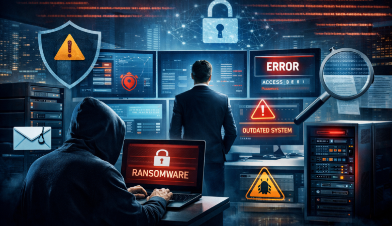 Principais riscos de segurança digital para empresas com mais de 100 funcionários — uma análise prática para quem já saiu da fase “pequena empresa”