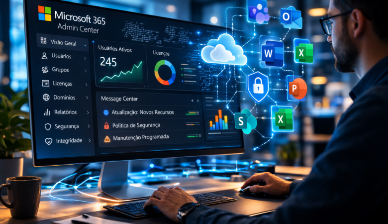 Administração do Microsoft 365: guia prático do Admin Center, setup inicial e operações do dia a dia