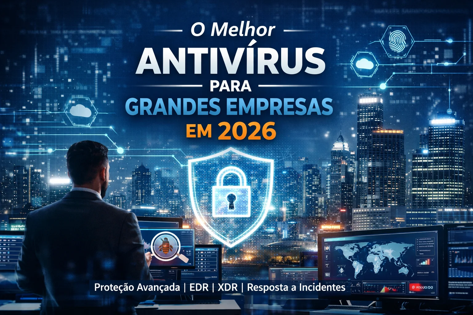 Antivírus para grandes empresas: entenda o que avaliar em segurança corporativa, EDR, XDR e proteção de endpoints antes de contratar.