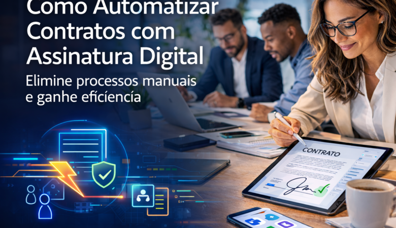 Como automatizar contratos com assinatura digital e eliminar processos manuais