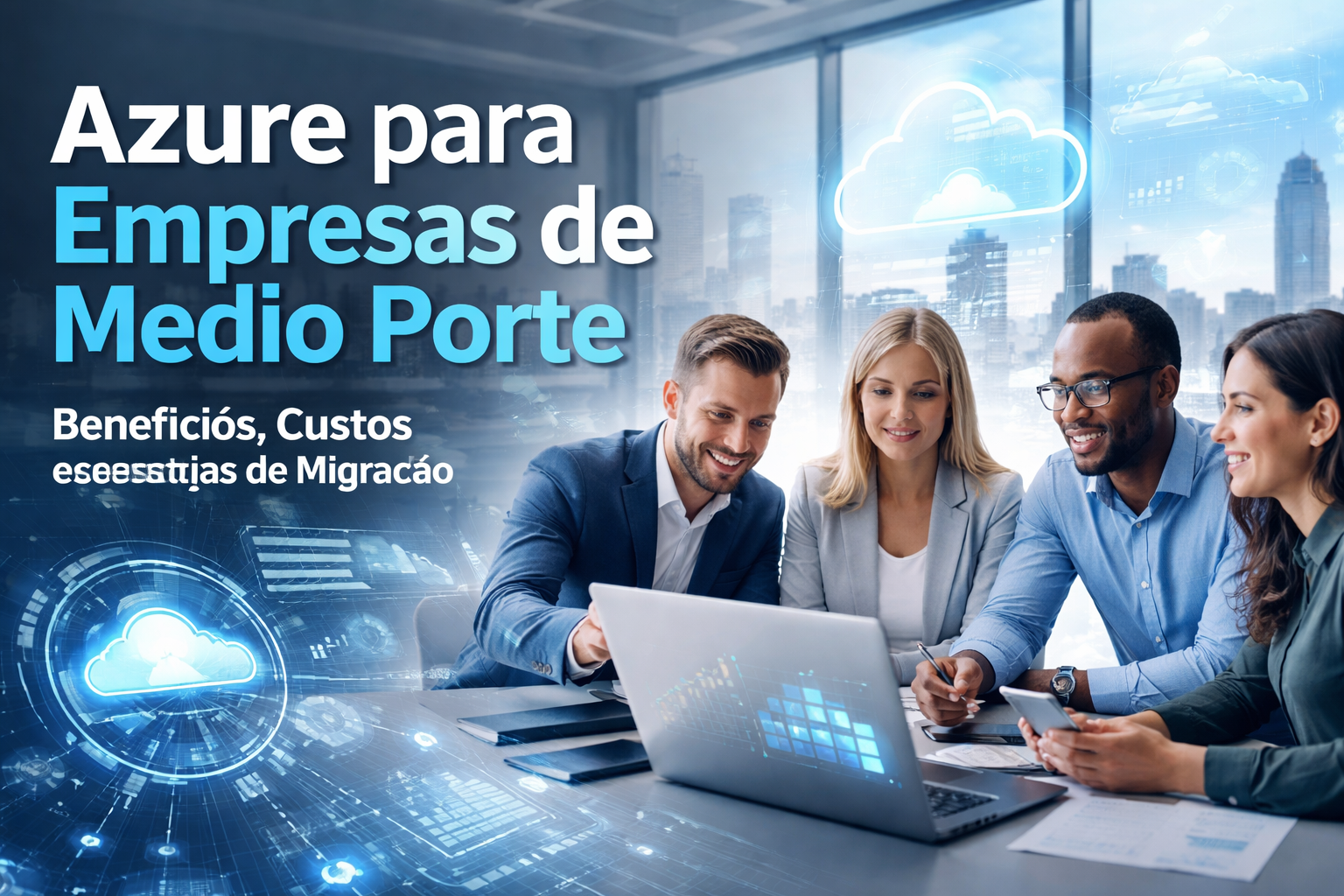 Azure vale a pena para empresas de médio porte? Veja custos, benefícios, arquitetura e quando migrar servidores para a nuvem da Microsoft.