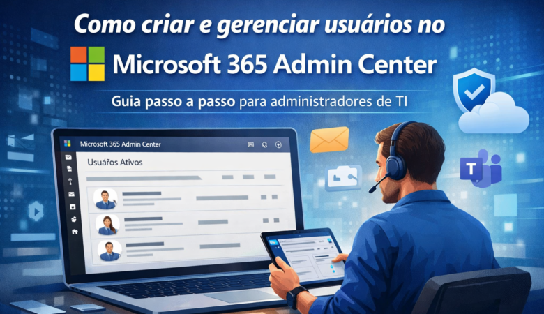 Como criar e gerenciar usuários no Microsoft 365 Admin Center (guia prático para administradores)