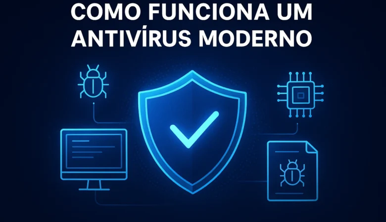Como funciona um antivírus moderno (de verdade) — e por que ele é mais “plataforma de detecção” do que um simples scanner