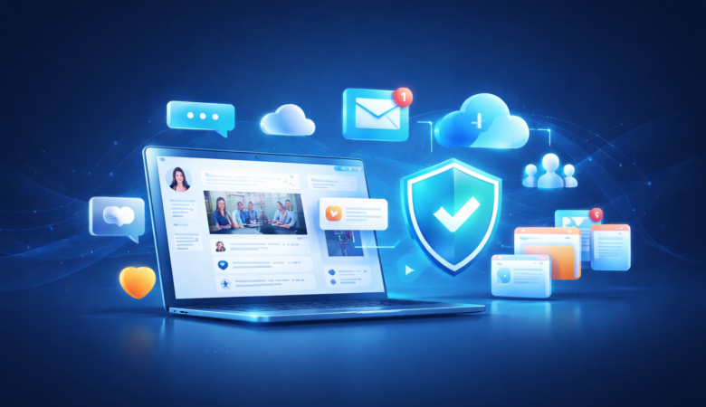 Conheça os recursos do Viva Engage incluídos no Microsoft 365 (e como protegê-los com segurança corporativa)