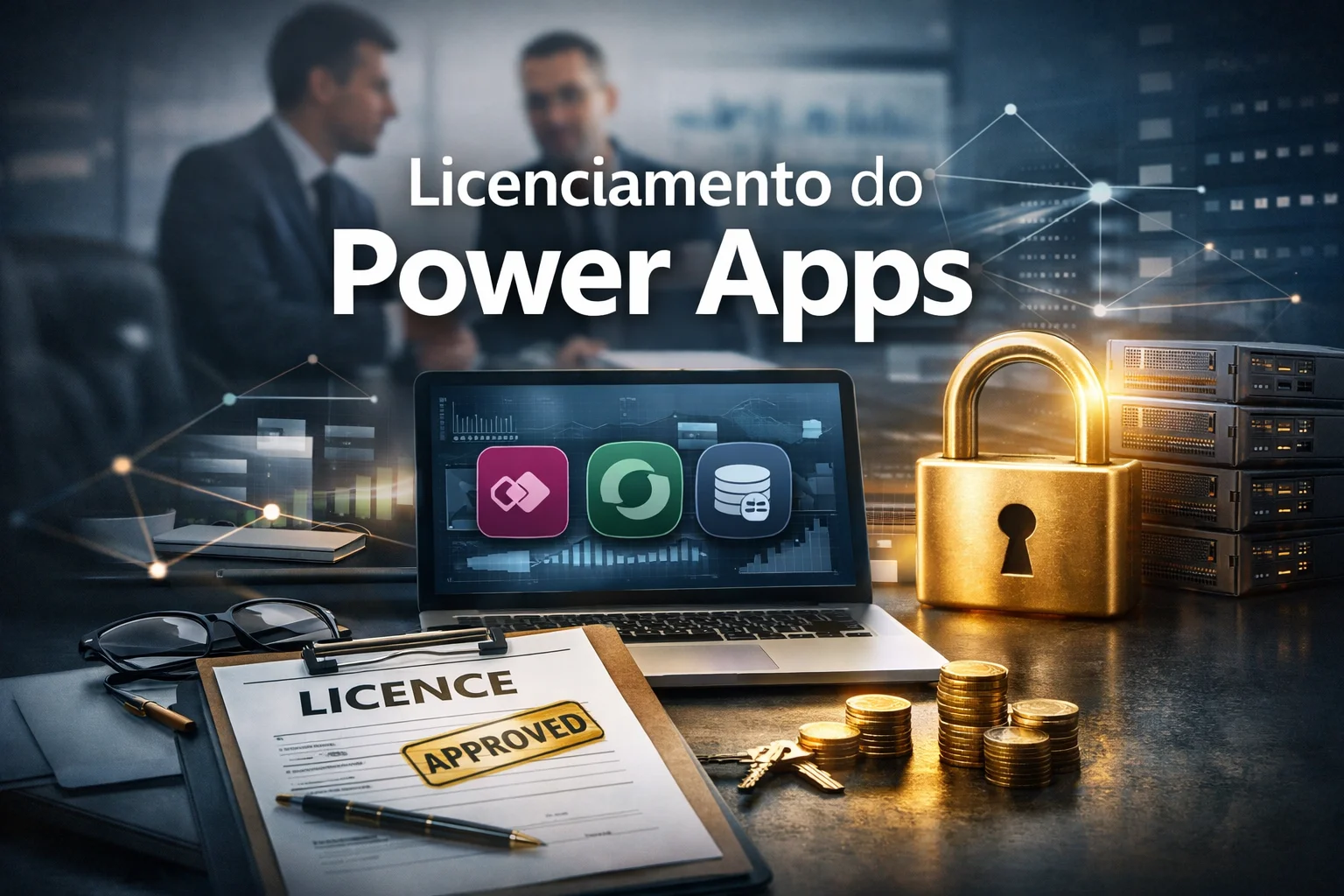 Entenda como funciona o licenciamento do Power Apps, quando entra Premium, como o Dataverse impacta custos e como escolher o plano certo para sua empresa.