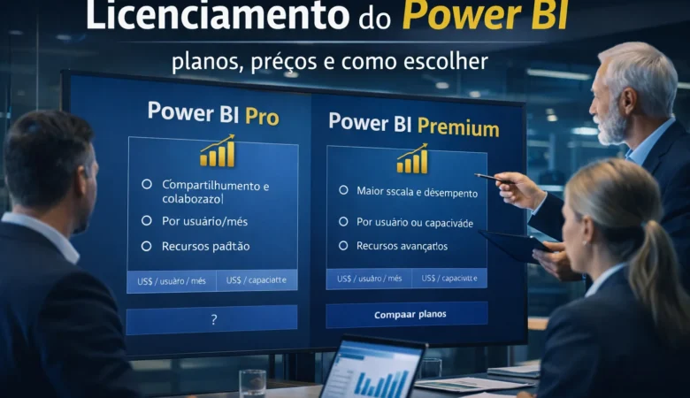 Licenciamento do Power BI: planos, preços e como escolher