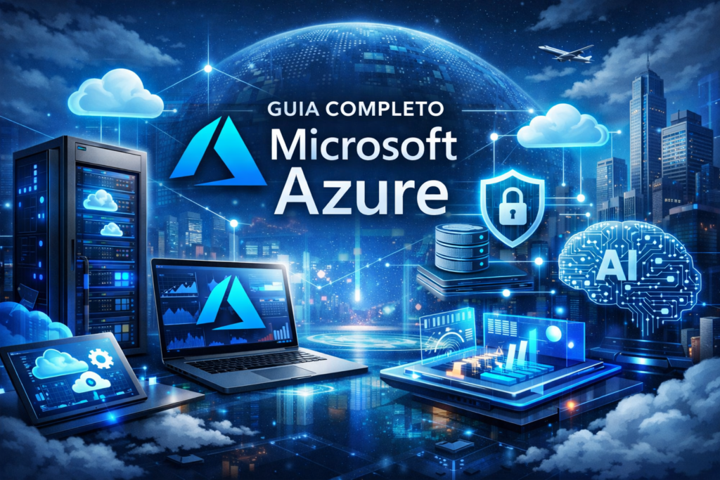 Microsoft Azure: Guia Completo para Empresas (Arquitetura, Custos, Segurança e Inteligência Artificial)
