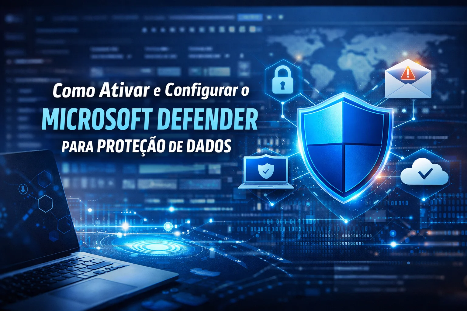 Aprenda como ativar e configurar o Microsoft Defender para proteger dados da sua empresa. Guia prático com MFA, DLP, Conditional Access e melhores práticas para reduzir riscos sem impactar a produtividade.