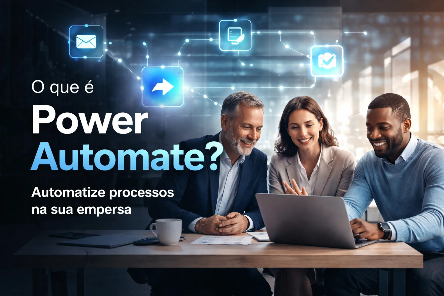 O que é Power Automate? Veja como automatizar processos, integrar sistemas e aumentar a eficiência operacional da sua empresa.