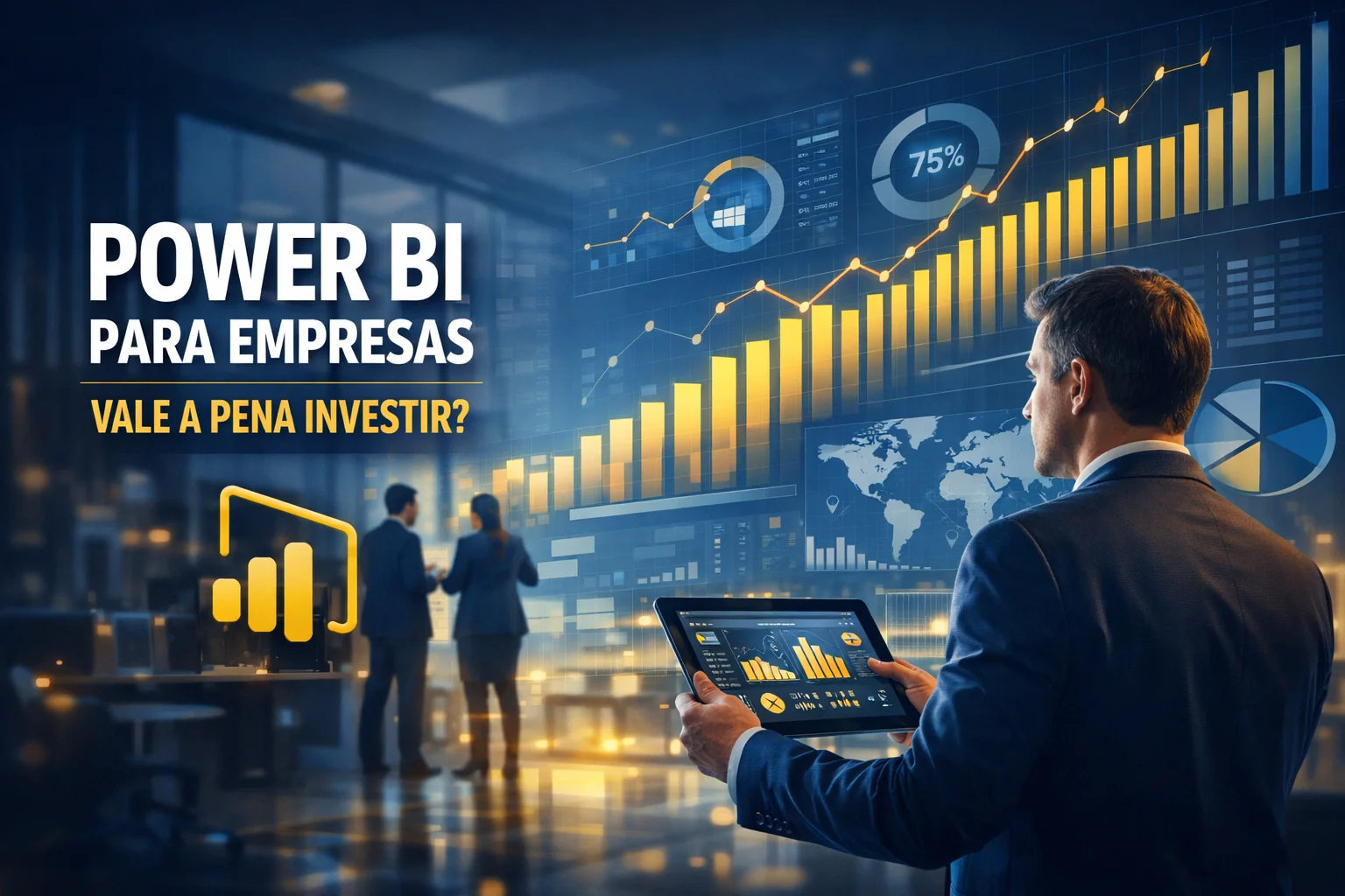 Descubra se o Power BI vale a pena para empresas, quais benefícios ele oferece, quando investir e como transformar dados em dashboards corporativos e decisões mais rápidas.