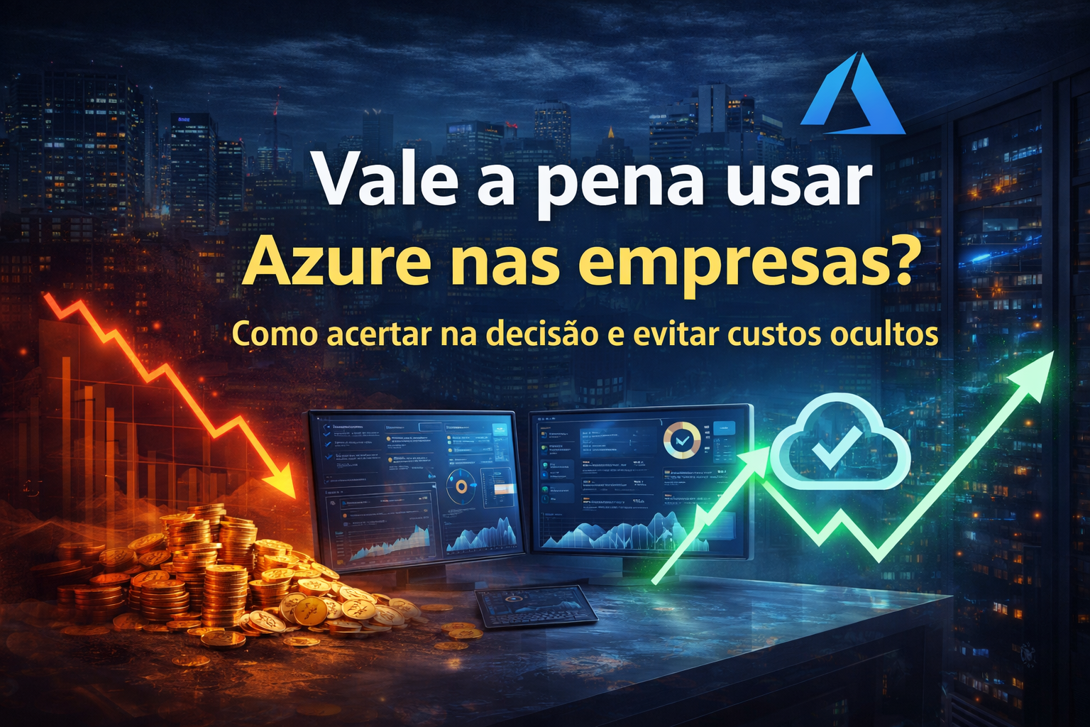 Microsoft Azure: Guia Completo para Empresas (Arquitetura, Custos, Segurança e Inteligência Artificial)