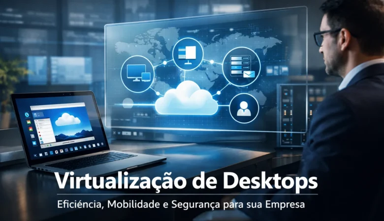 Virtualização de desktops: o que é, como funciona, vantagens, tipos e quando vale a pena para empresas