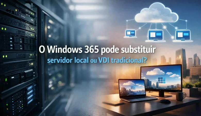 O Windows 365 pode substituir servidor local ou VDI tradicional?