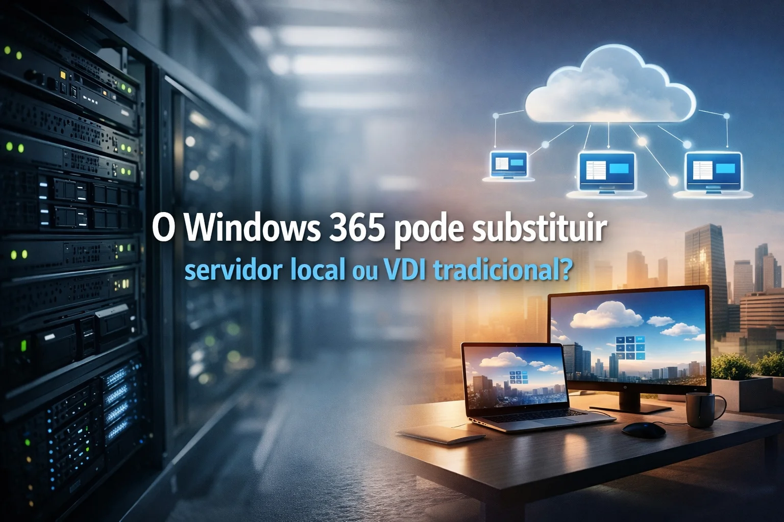 Entenda se o Windows 365 pode substituir servidor local ou VDI tradicional e veja quando essa mudança faz sentido para sua empresa.