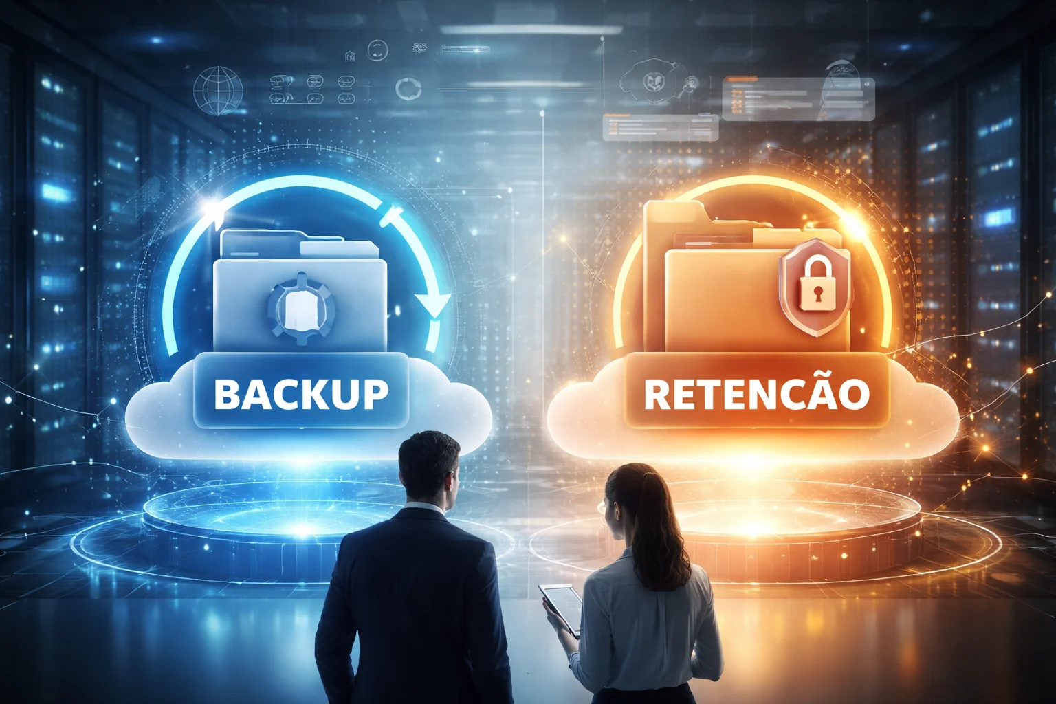 Diferença entre backup e retenção