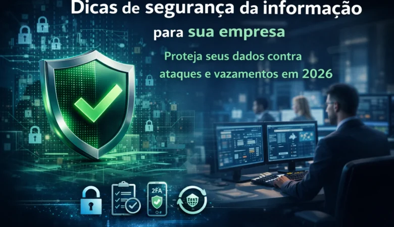 Dicas de segurança da informação para sua empresa: guia completo para proteger seu negócio em 2026