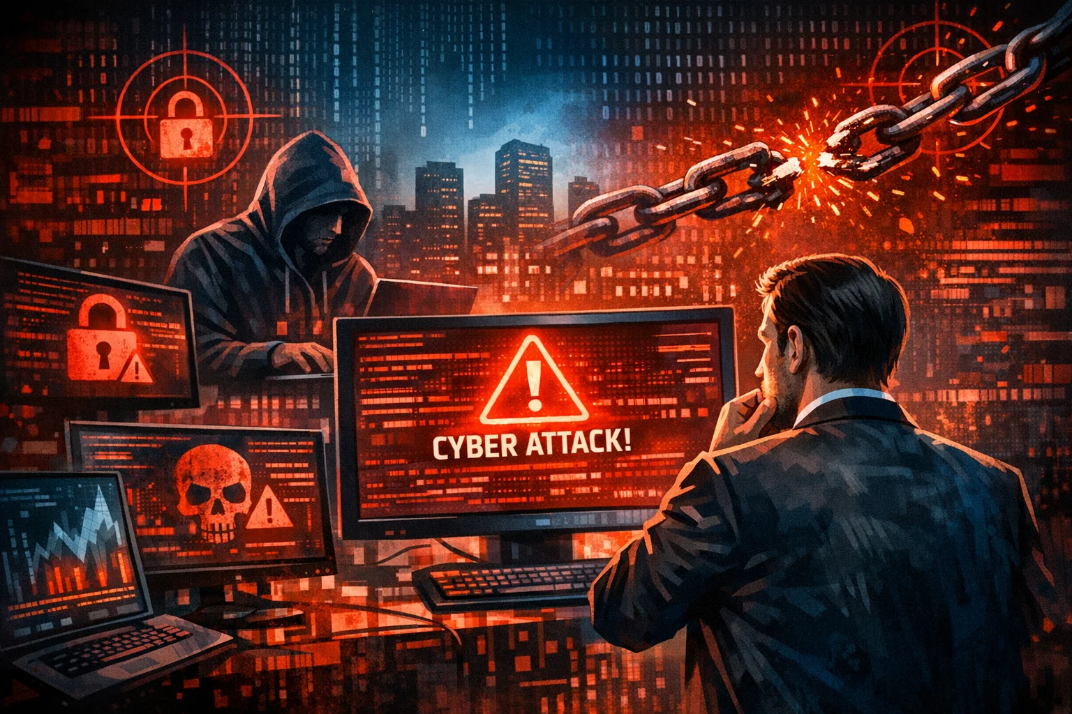 empresa vulnerável ataques cibernéticos