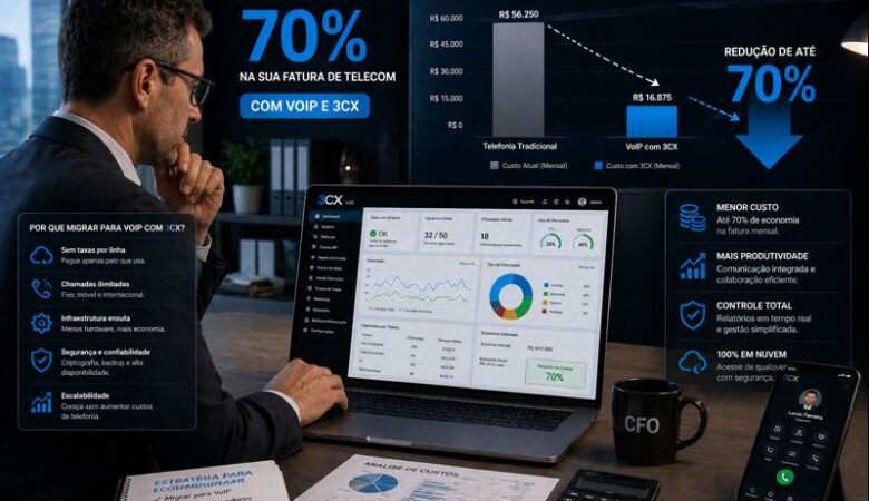 Como Reduzir Custos com Telefonia Empresarial: 12 Estratégias para Economizar até 70% em 2026