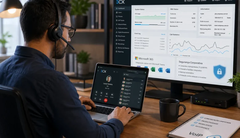Solução de Telefonia Empresarial VoIP: Guia Definitivo para Escolher e Implementar em 2026