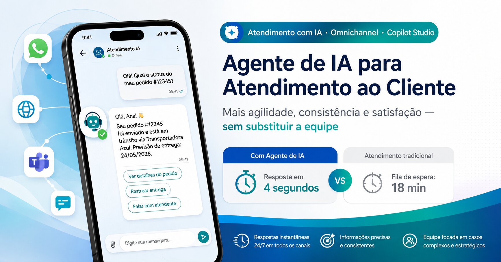 agente de IA para atendimento ao cliente