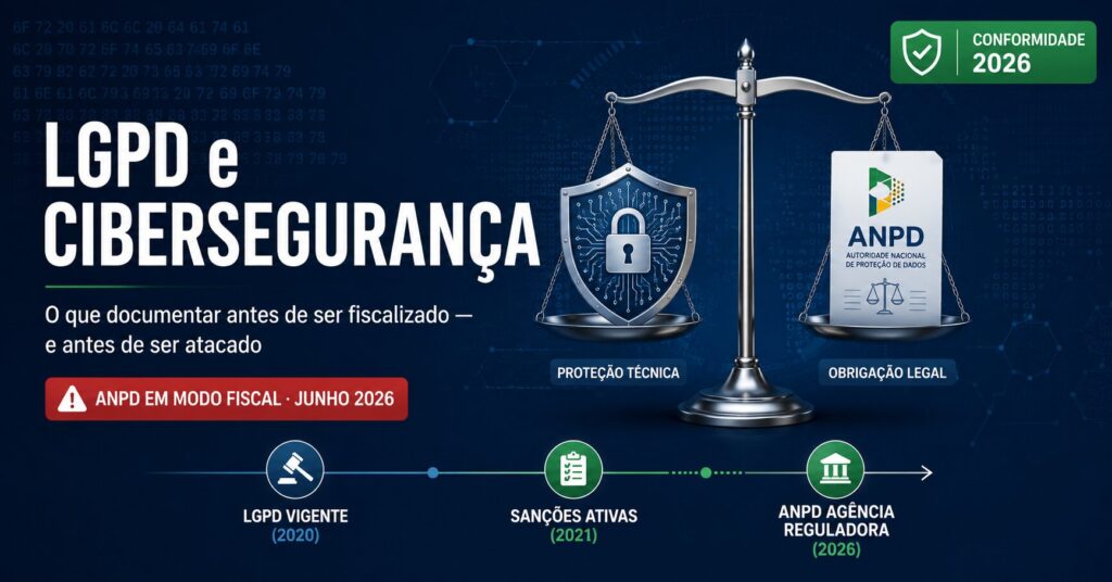 LGPD e Cibersegurança: O Que Sua Empresa Precisa Ter Documentado para Não Ser Multada