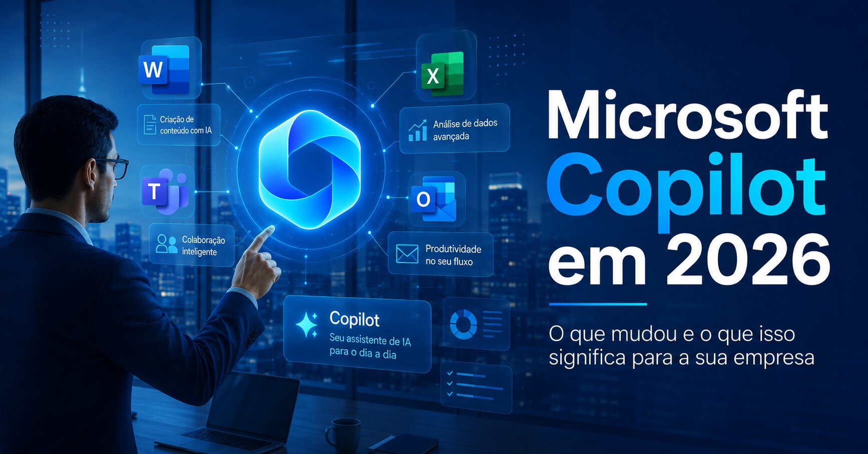 Microsoft Copilot em 2026: novas funcionalidades e impacto para empresas