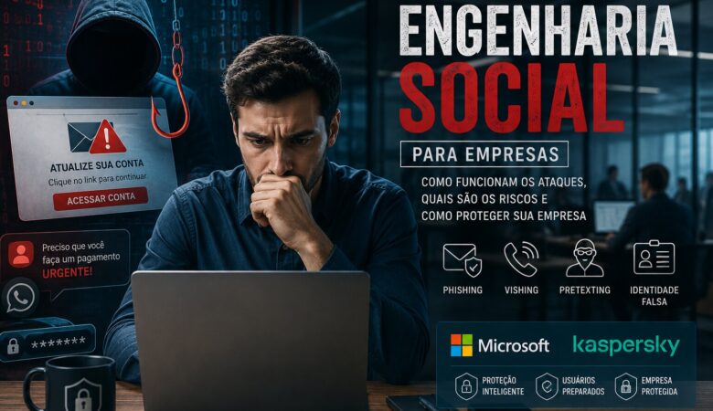 Engenharia Social para Empresas: como funcionam os ataques e como proteger sua equipe