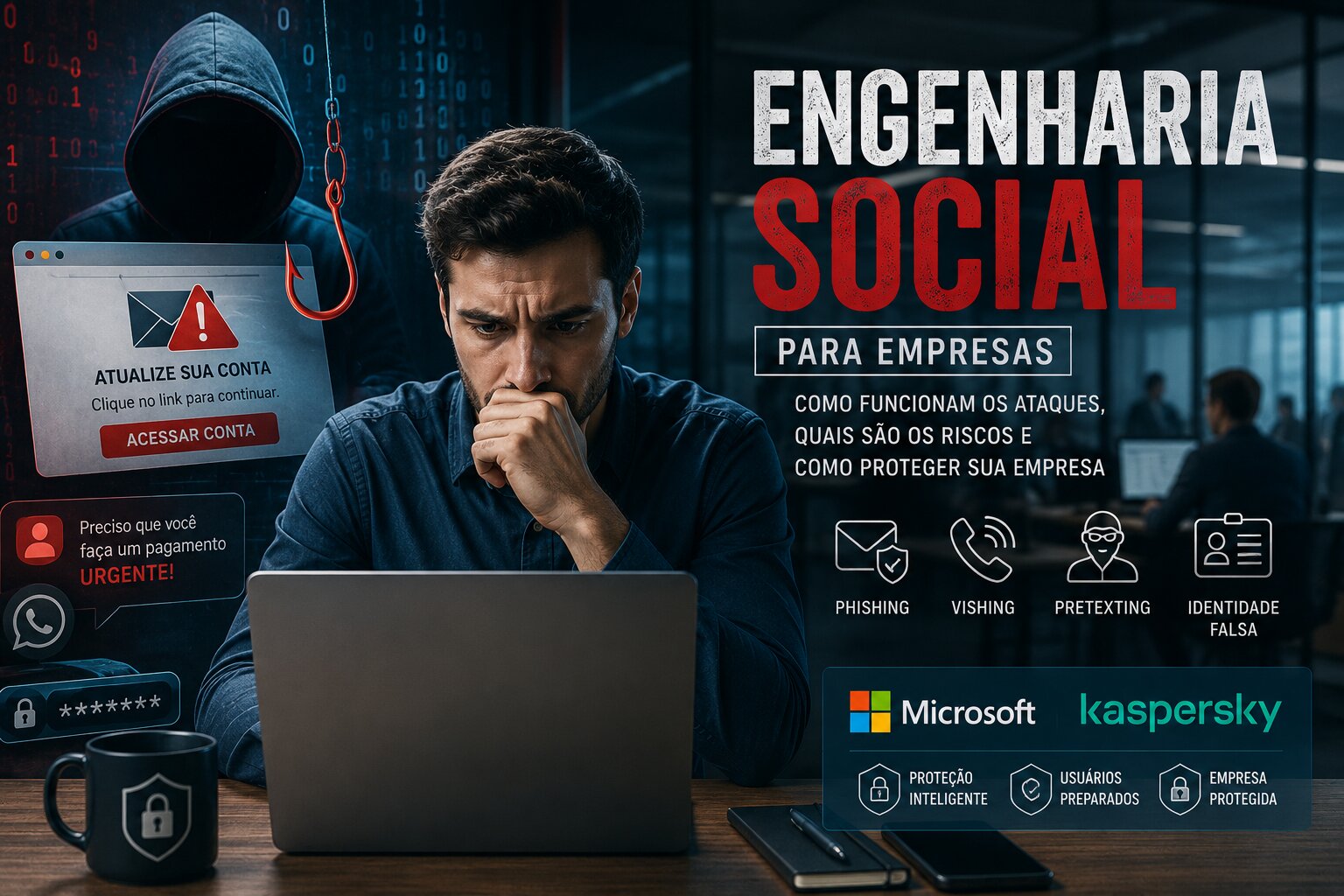 Engenharia social para empresas. Como se proteger?