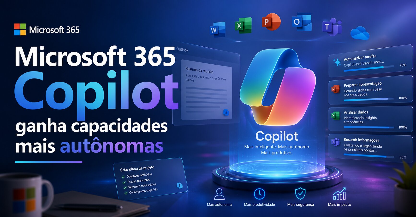 Microsoft 365 Copilot autônomo