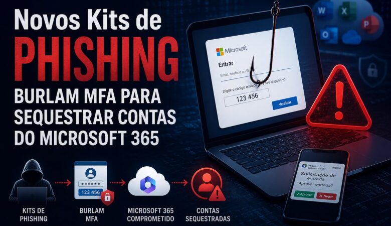 Novos Kits de Phishing Burlam MFA para Sequestrar Contas do Microsoft 365
