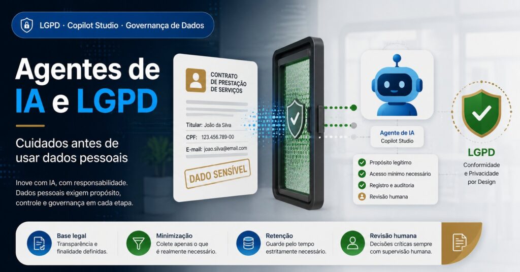 Agentes de IA e LGPD: cuidados antes de usar dados pessoais