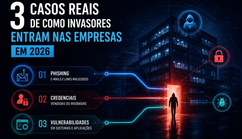3 casos reais de como invasores entram nas empresas em 2026