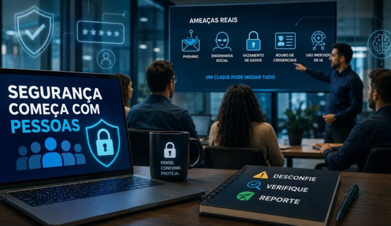 Consciência em Segurança: como treinar equipes para reduzir riscos cibernéticos