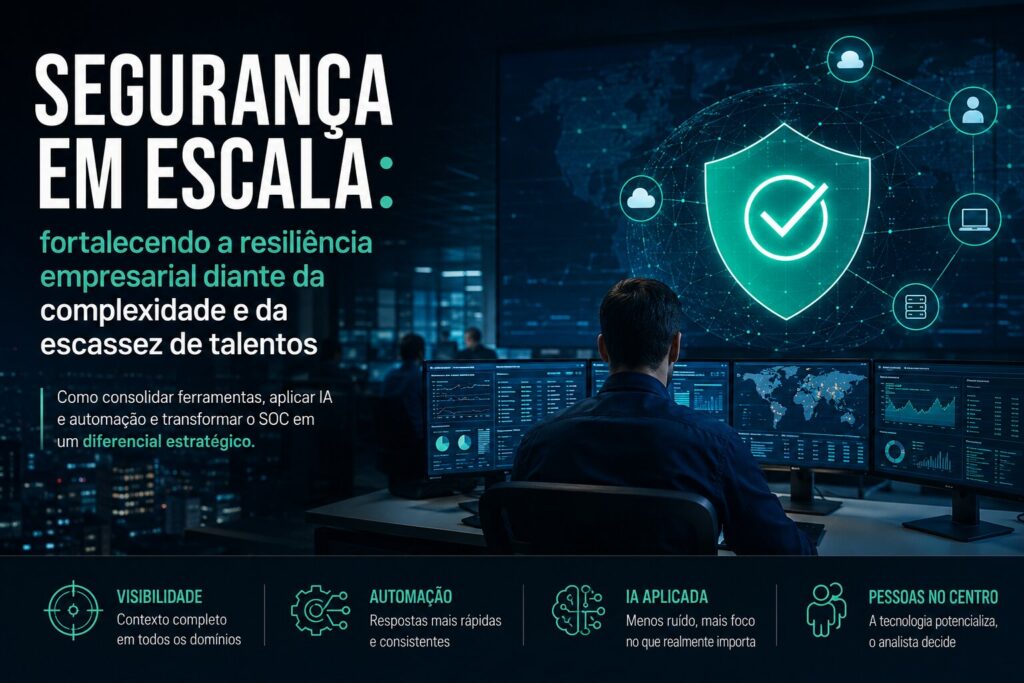 Segurança em escala: como fortalecer a resiliência empresarial com equipes enxutas e ambientes complexos