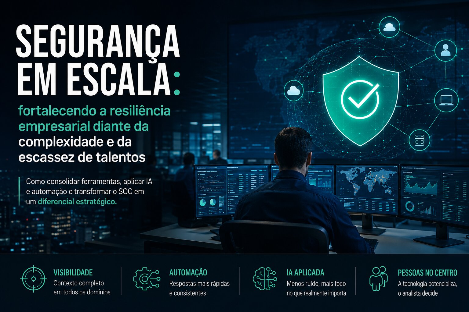 Segurança em escala: como fortalecer a resiliência empresarial com equipes enxutas e ambientes complexos